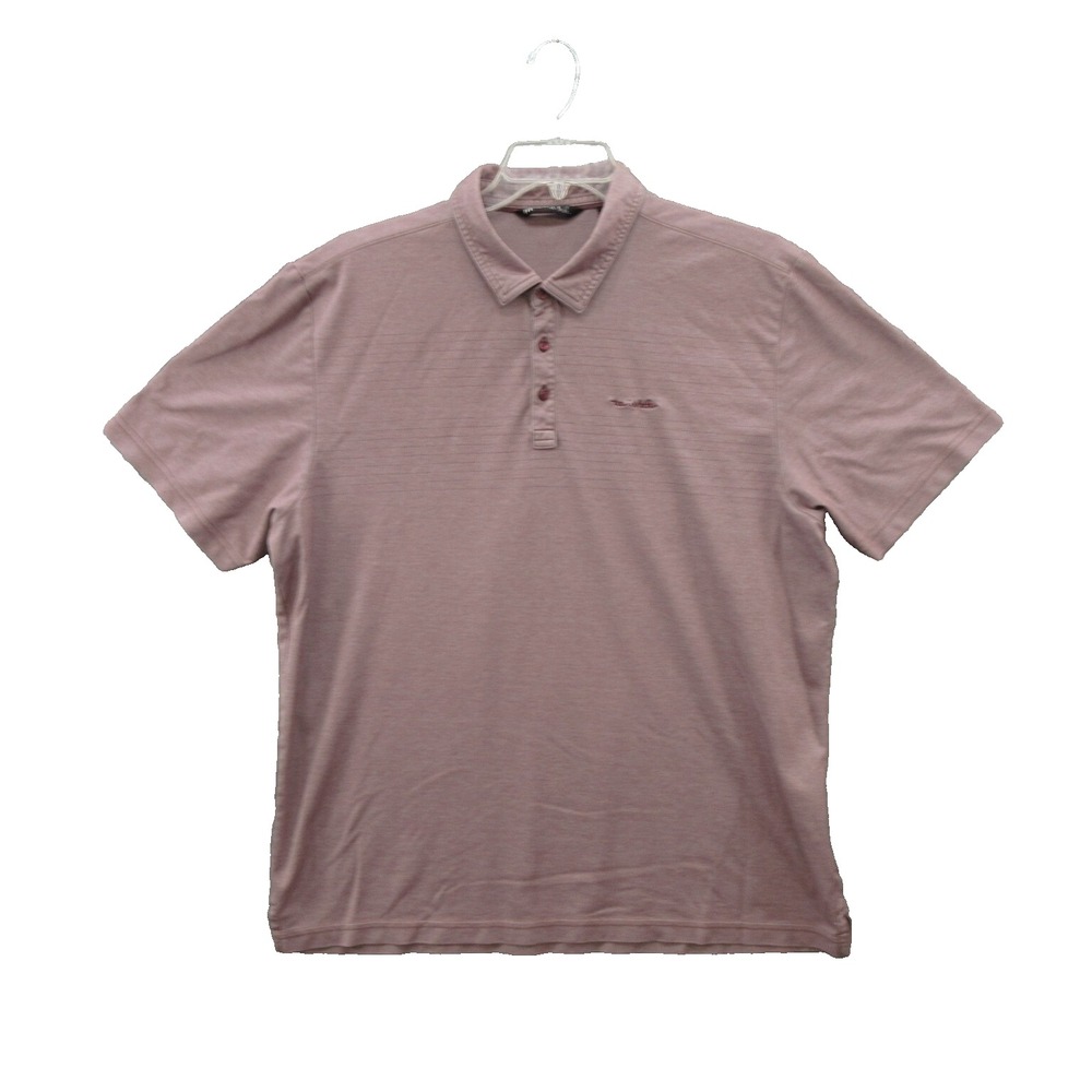 Travis Mathew Mens Polo Shirt Size XXL Golf Short Sleeve Cotton Poly Blend